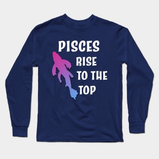Pisces Zodiac Sign Long Sleeve T-Shirt